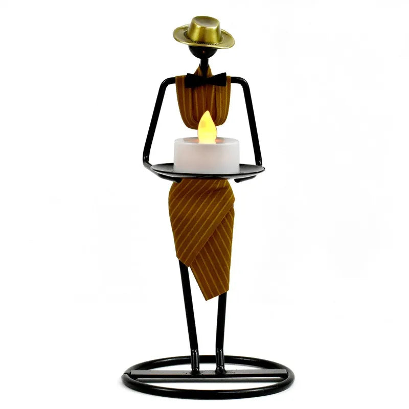 Miniature candle waiter | Art Candle Stand Fashion | Elda Aesthetic
