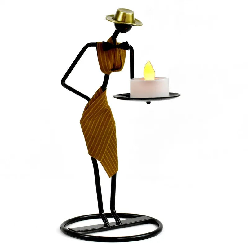 Miniature candle waiter | Art Candle Stand Fashion | Elda Aesthetic