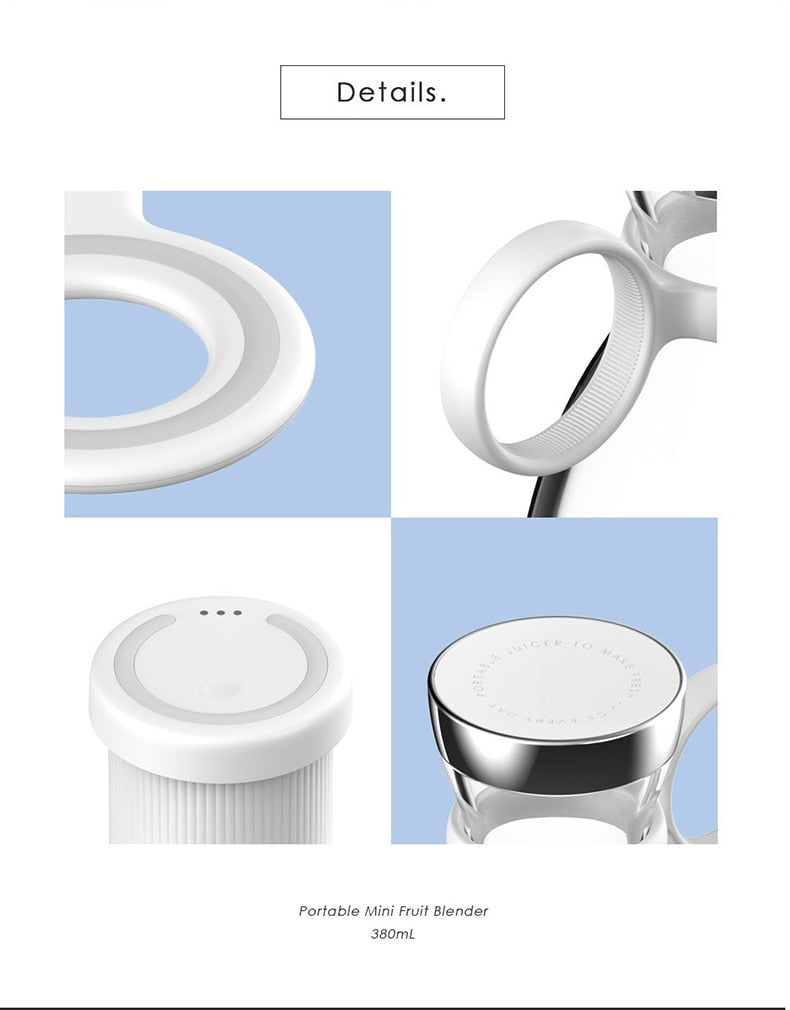 Mini Portable Blender | BlendMate Portable Blender | Elda Aesthetic