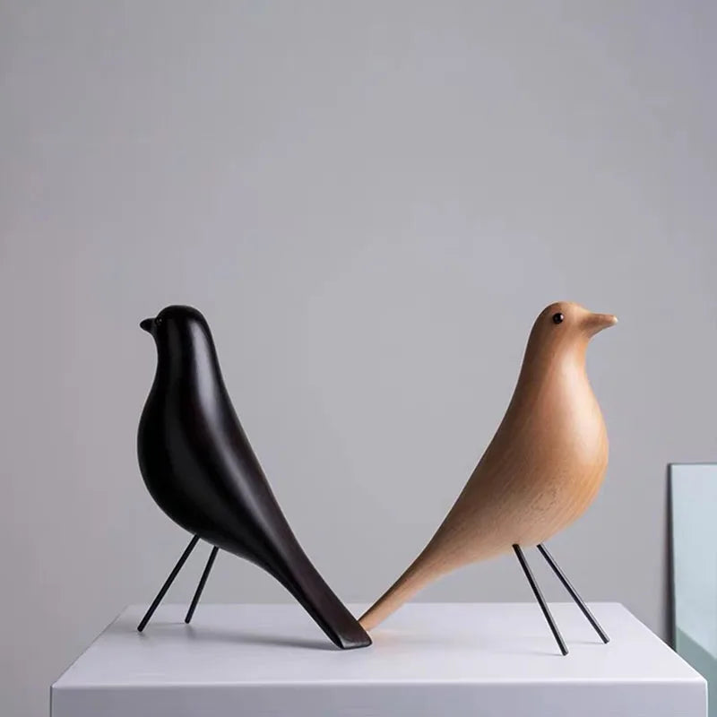 Nordic wooden birds | Nordic-inspired Wooden Bird | Elda Aesthetic