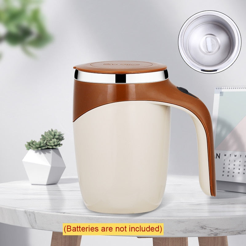 Self Stirring Mug | Lazy Coffee Stirring Cup | Elda Aesthetic