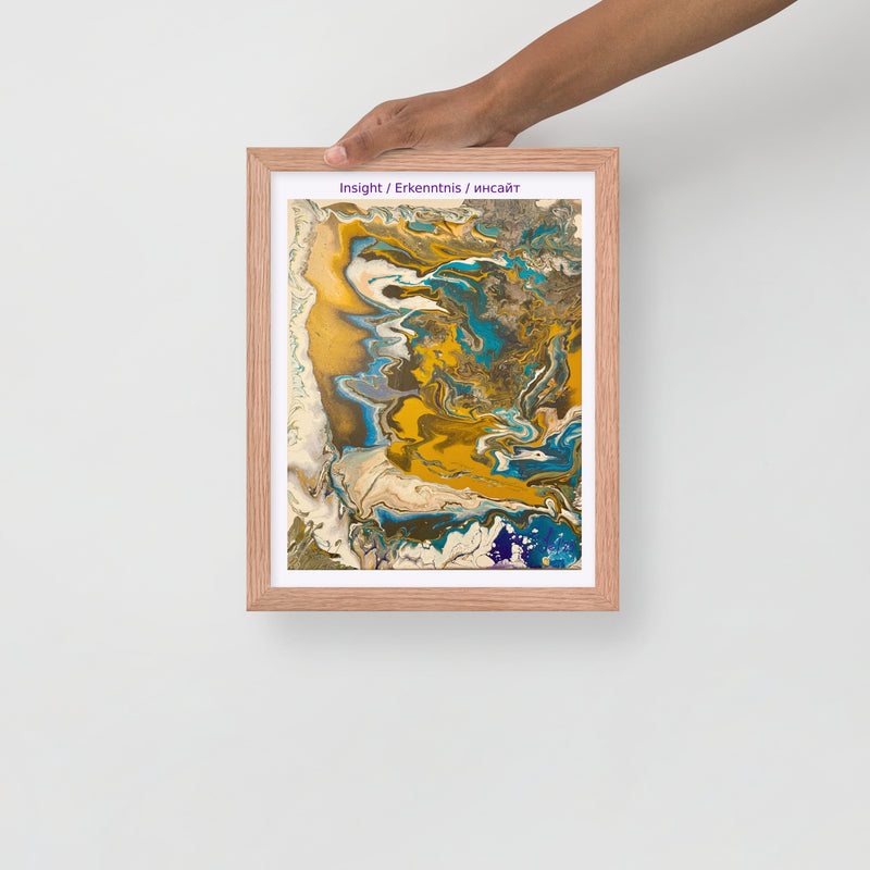 Framed Wall Art For Living Room | Insight | Elda Aesthetic