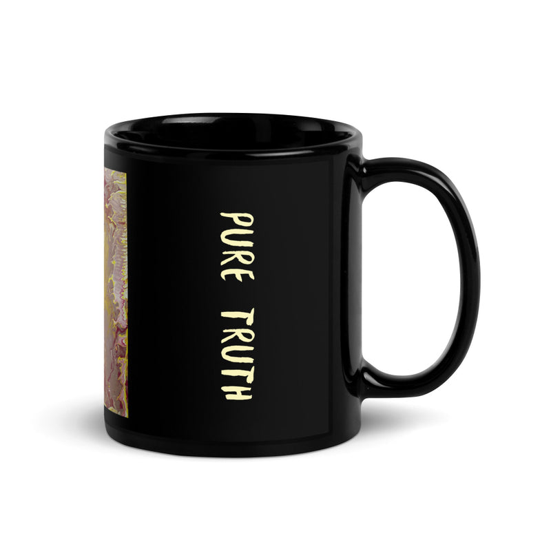 pure truth-black-glossy-mug-black-11-oz-handle-on-right