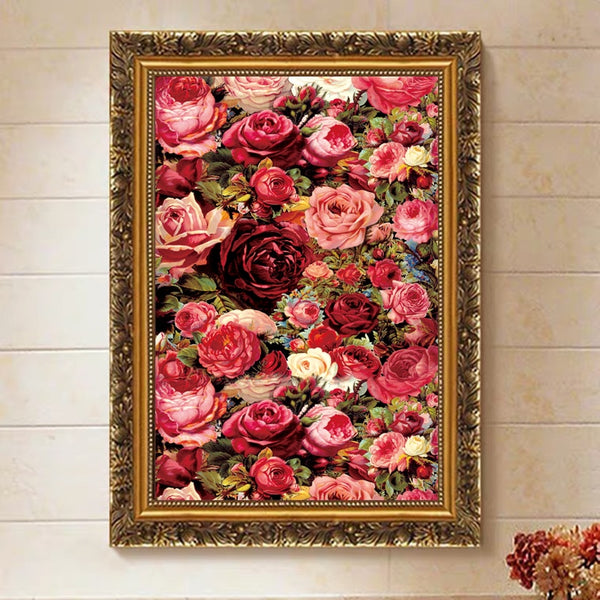 Hand Embroidery Kits | Red Roses Embroidery Set | Elda Aesthetic