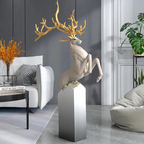 Deer Statue Décor Sculpture | The Majestic Creatura | Elda Aesthetic